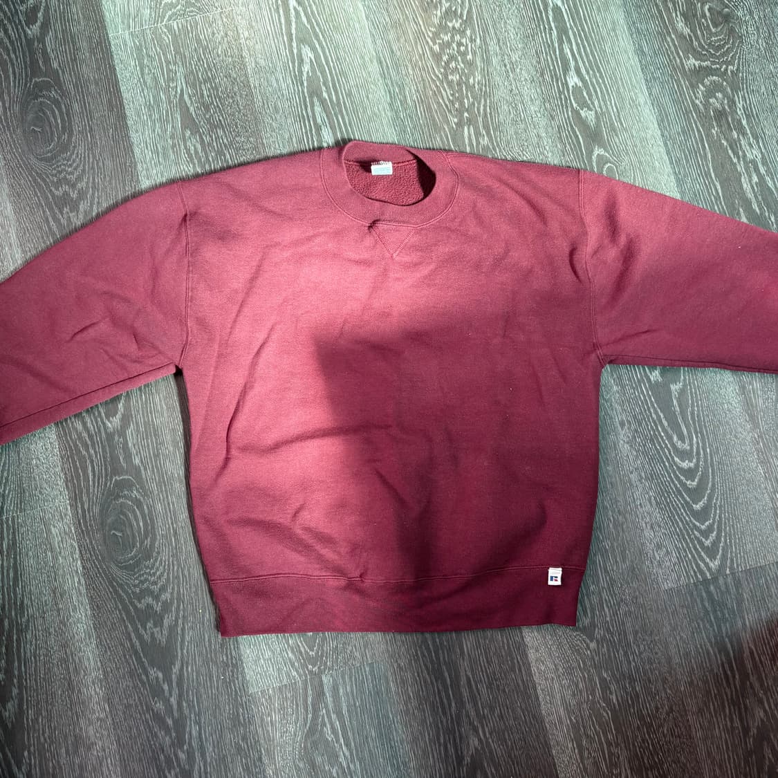 [L] USA 러셀 스웻셔츠 맨투맨 마룬 버건디 상품이미지1
