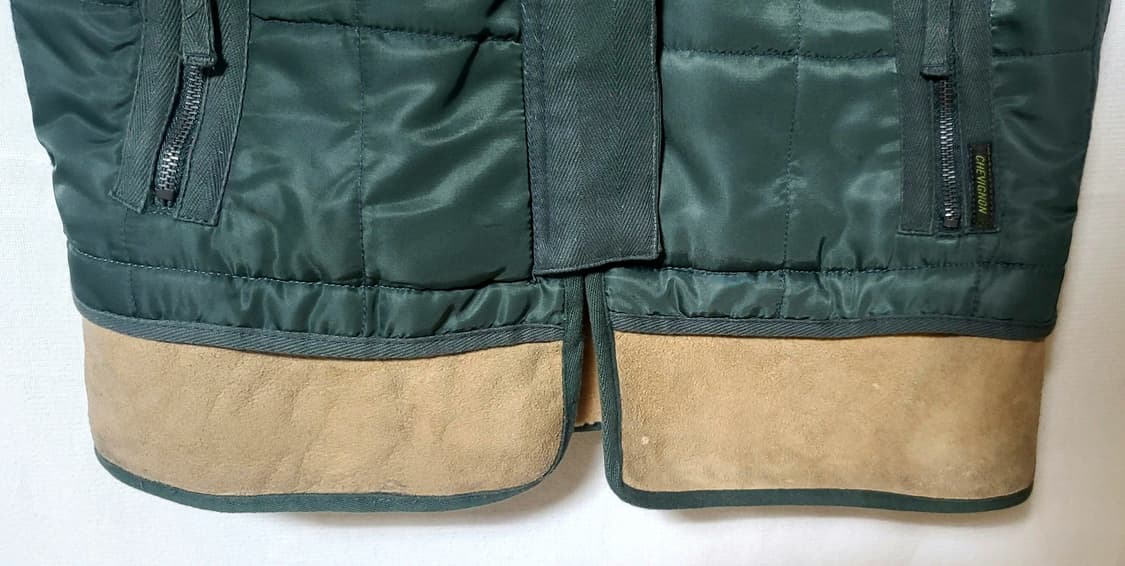 Chevignon 쉐비뇽 레더 파츠 양털 봄버 상품이미지7