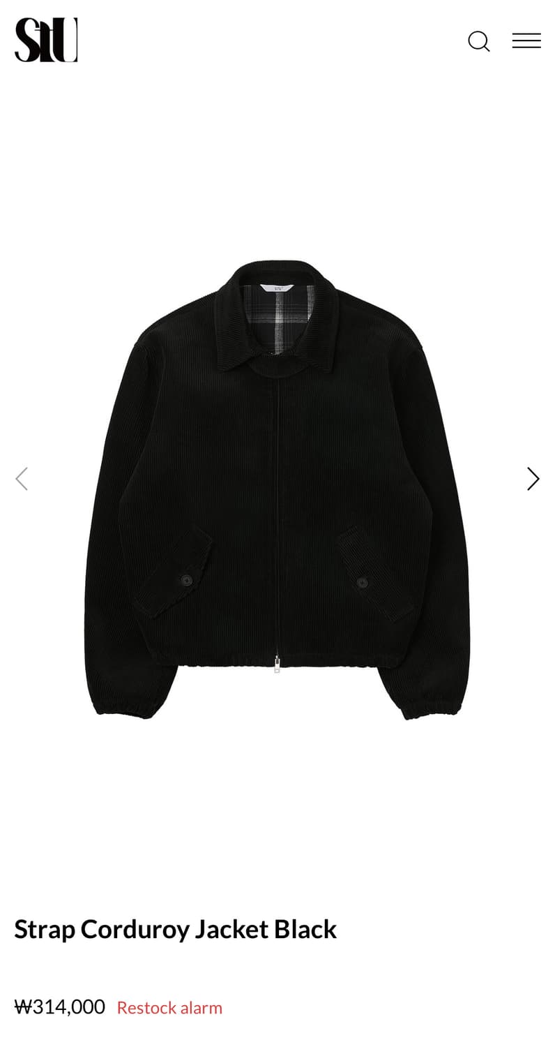 stu 코듀로이 자켓 L 상품이미지3