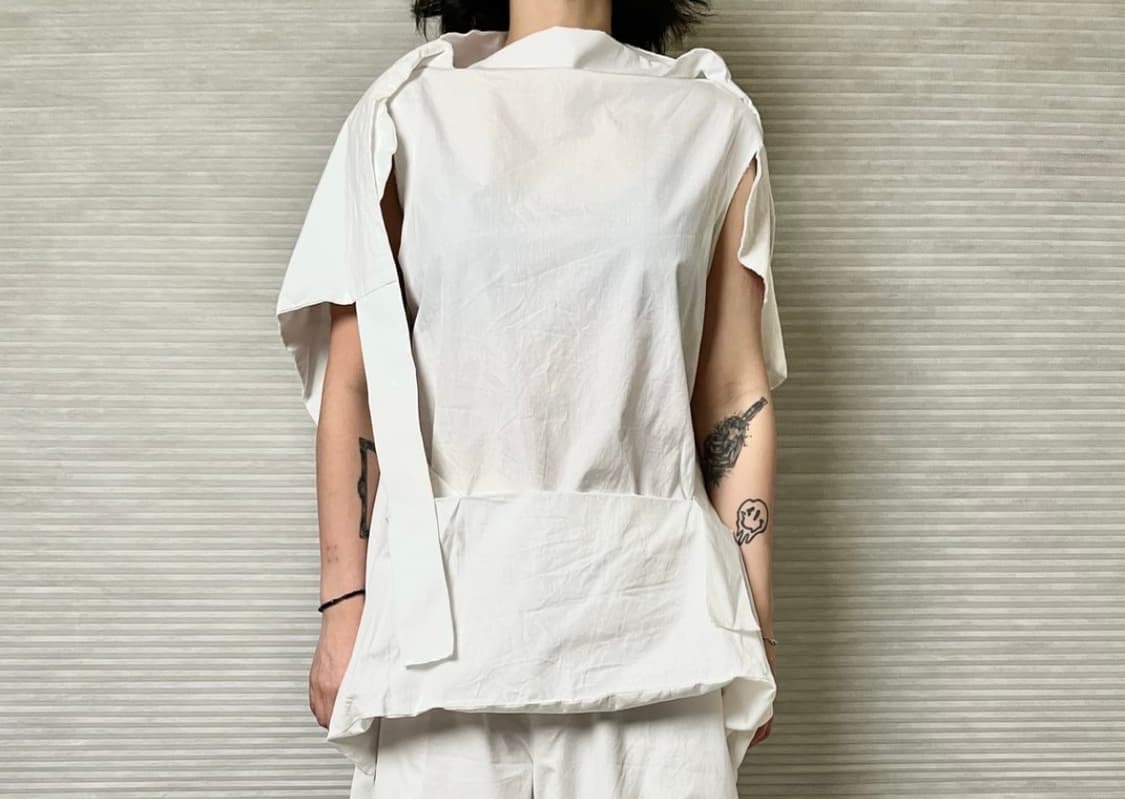 꼼데가르송 14ss 본디지 벌룬 블라우스 comme des garcons 상품이미지1