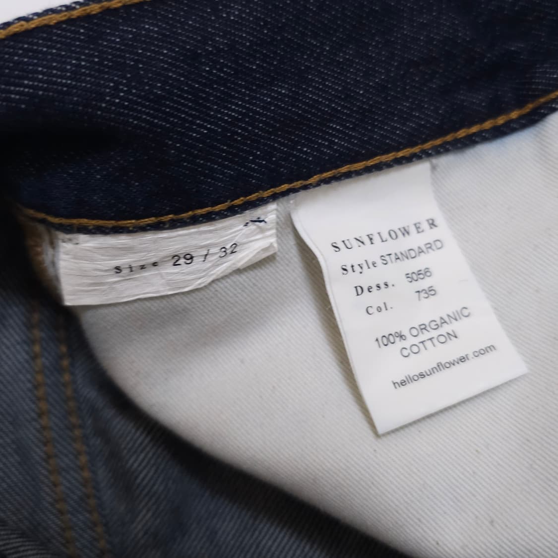 선플라워 5056 스탠다드 셀비지 데님 상품이미지6