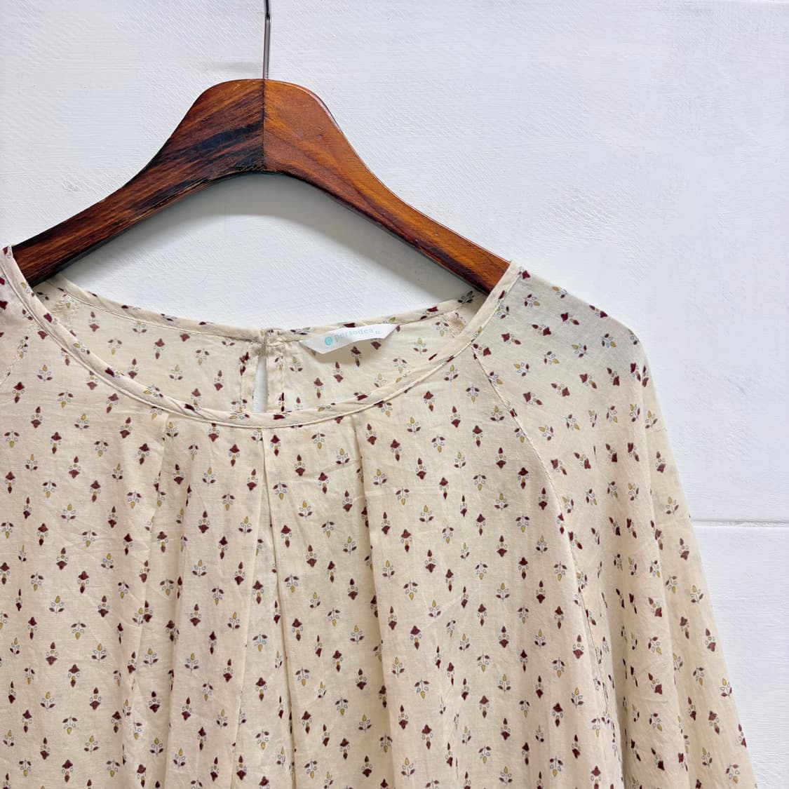 persodea 잔꽃 리본 모리걸 블라우스 JPN 상품이미지2