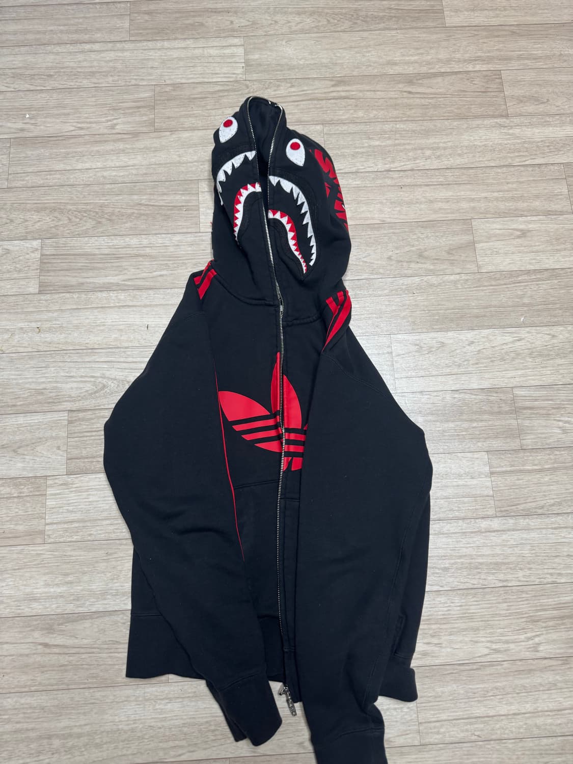 아디다스x베이프 후드집업 상품이미지2