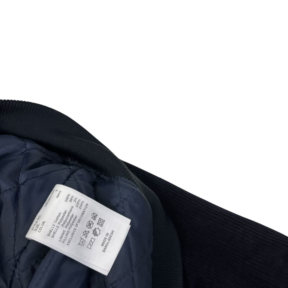 어반디타입 네이비 코듀로이 자켓 상품이미지4