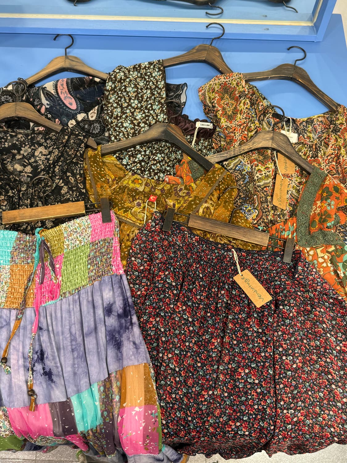 일본빈티지 쉬폰블라우스 원피스 일괄8장 상품이미지1