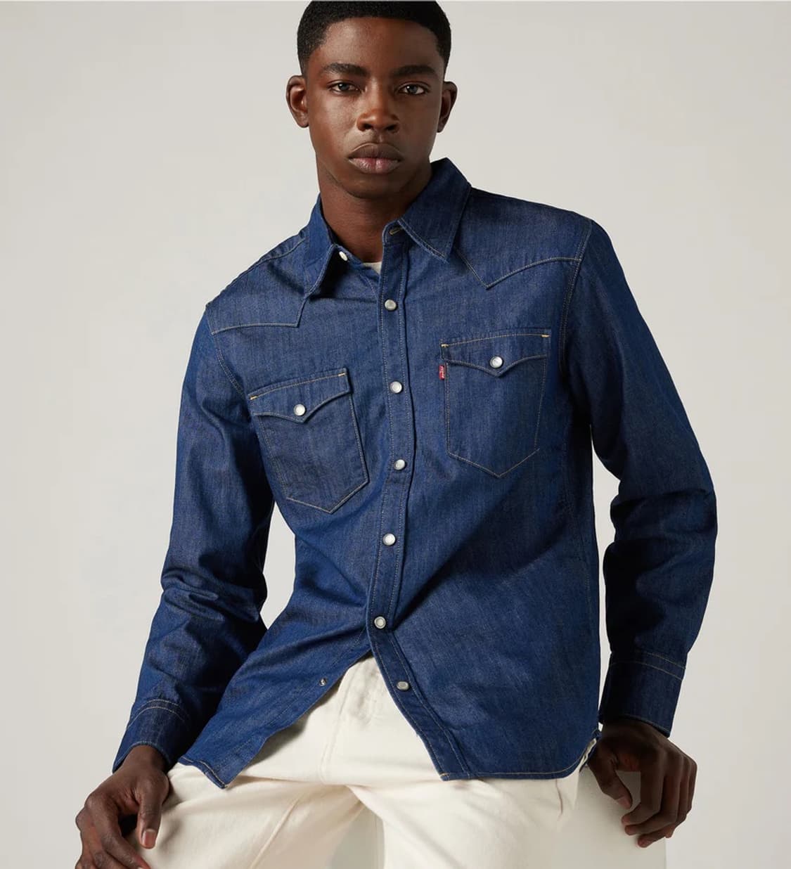 리바이스 바스토우 데님셔츠 데님웨스턴셔츠 상품이미지3