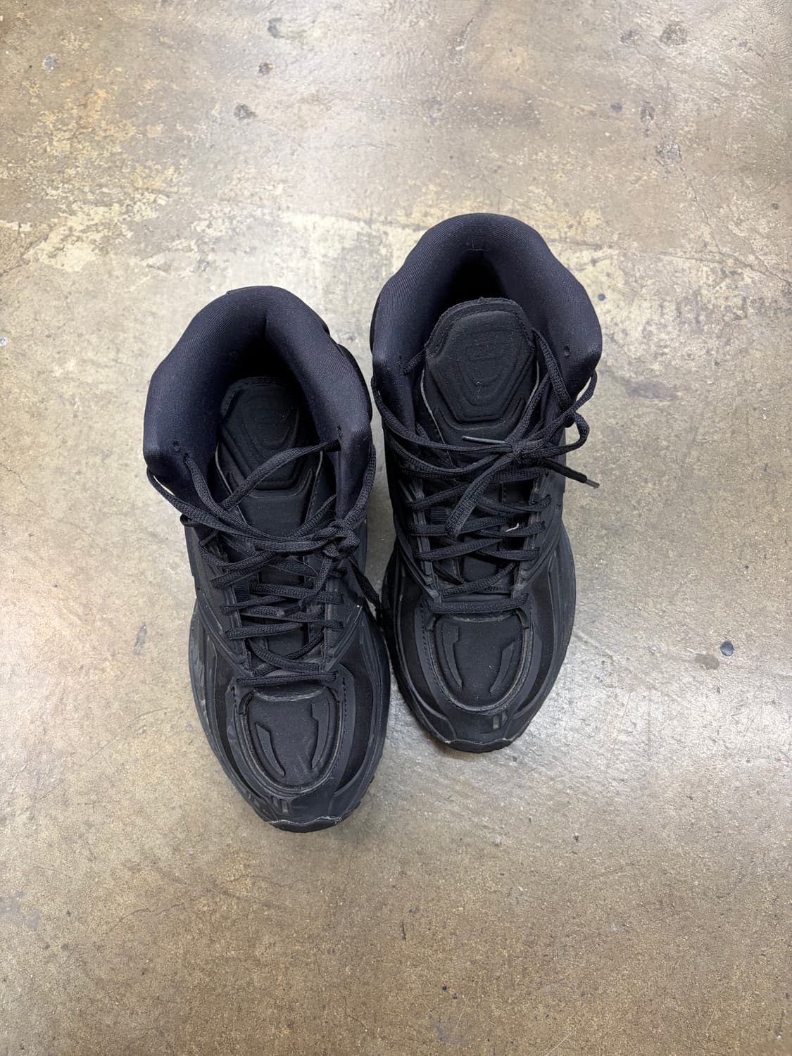 리복&강혁 콜라보 블랙 하이탑 운동화 250mm 상품이미지2