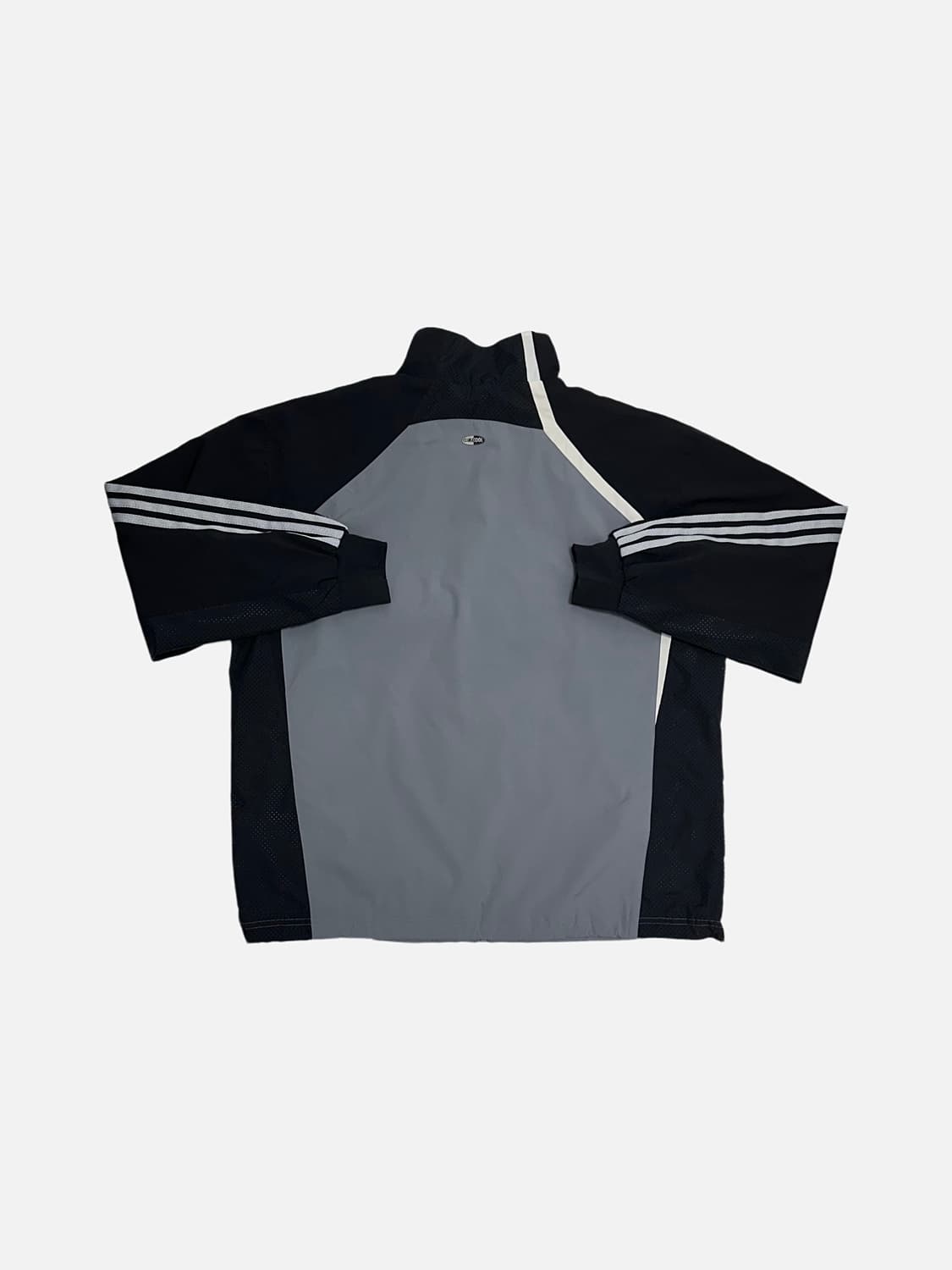 아디다스 00s 삼선 바람막이 블랙 그레이 상품이미지7