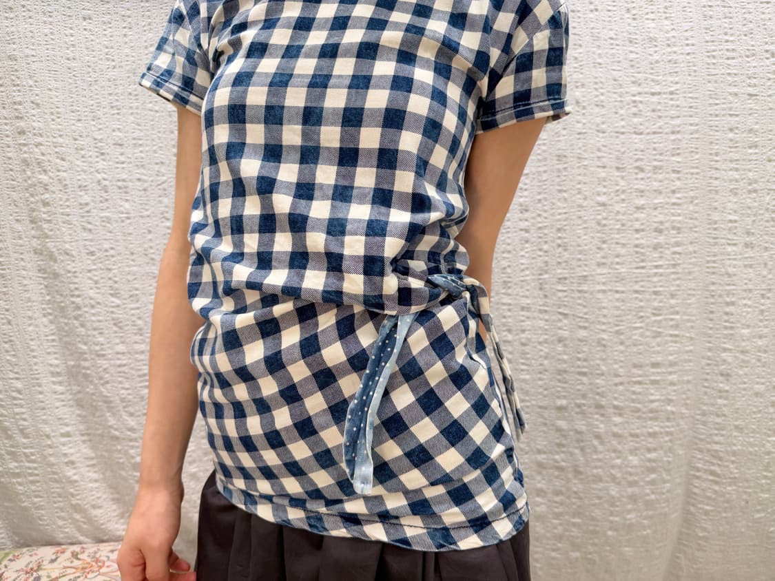 blue picnic top 상품이미지1