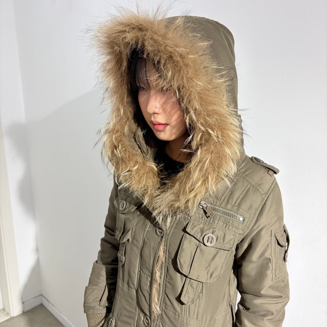 Club Club Club 카키 야상 패딩 상품이미지1