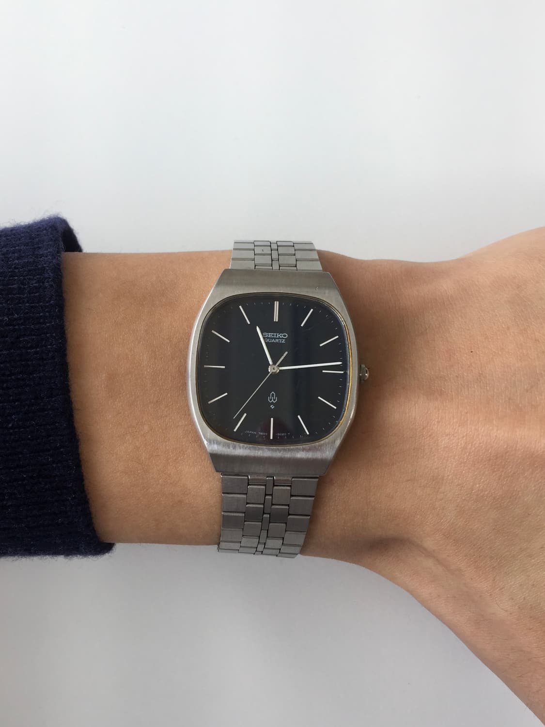 70s seiko chariot square navy dial 상품이미지4