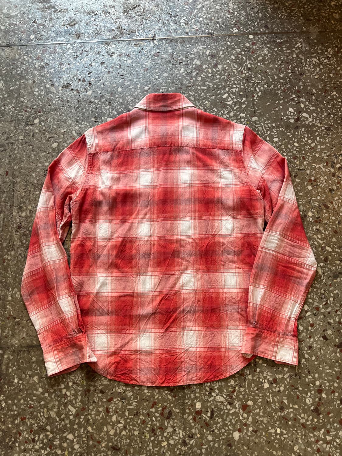 와코마리아 길티파티스 옴브레 레드 체크셔츠 상품이미지5