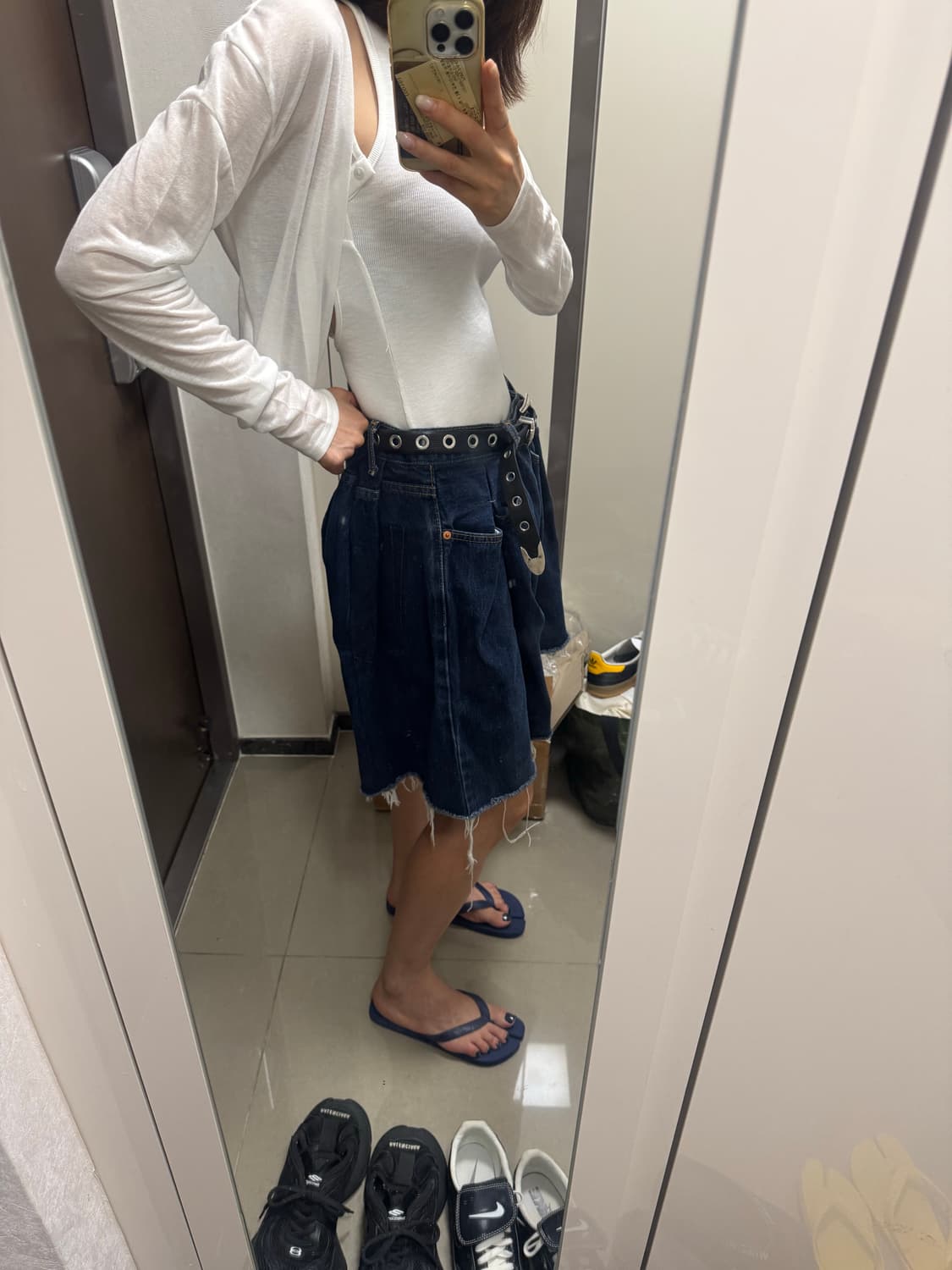 77circa ) 25SS 절개데님 M 상품이미지10