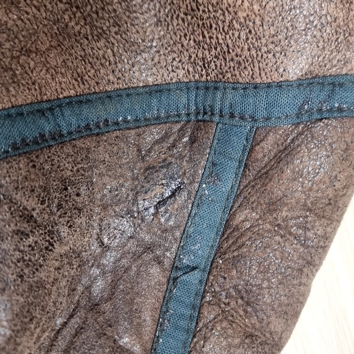 b3 무스탕 천연 양가죽 양털 브라운(100) 상품이미지5