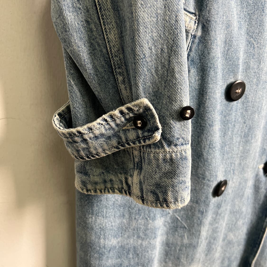 18SS 알렉산더 왕 맥시 데님 트렌치 코트 XS 상품이미지8