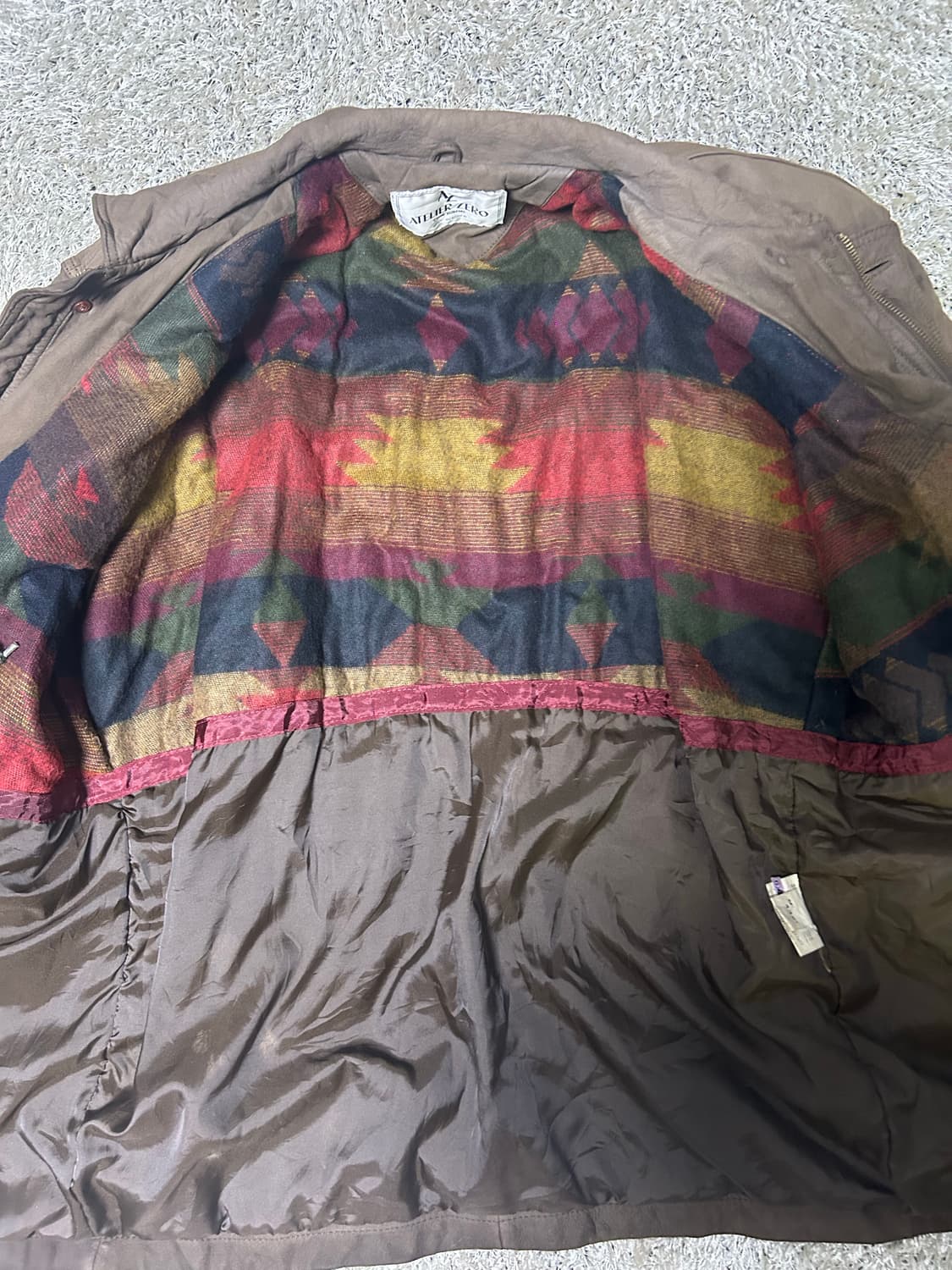 일본판 소가죽 헌팅자켓 사이즈 105~110 상품이미지4