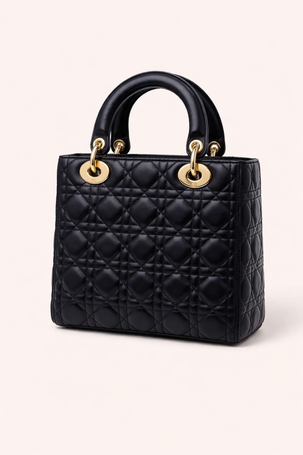 [S급] 디올 레이디 디올 까나쥬 양가죽 백 미디엄 블랙 판매합니다!!! 상품이미지2