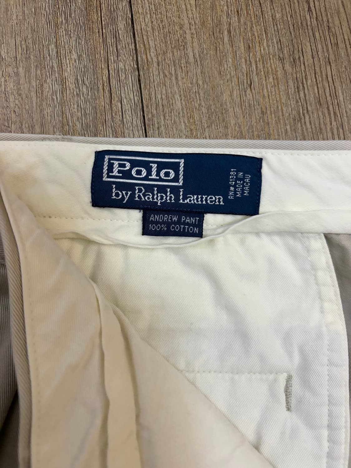 00s 폴로 랄프 로렌 앤드류 치노 팬츠 아이보리 31/30 상품이미지3