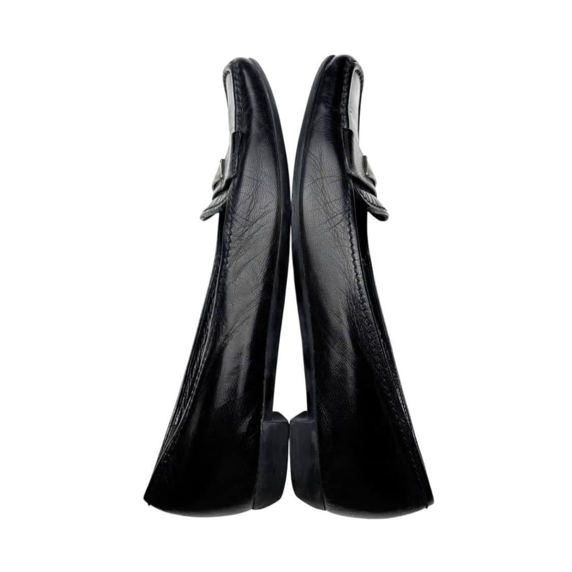 프라다 37.5 삼각 로고 플랫 로퍼 . 초콜릿 상품이미지5