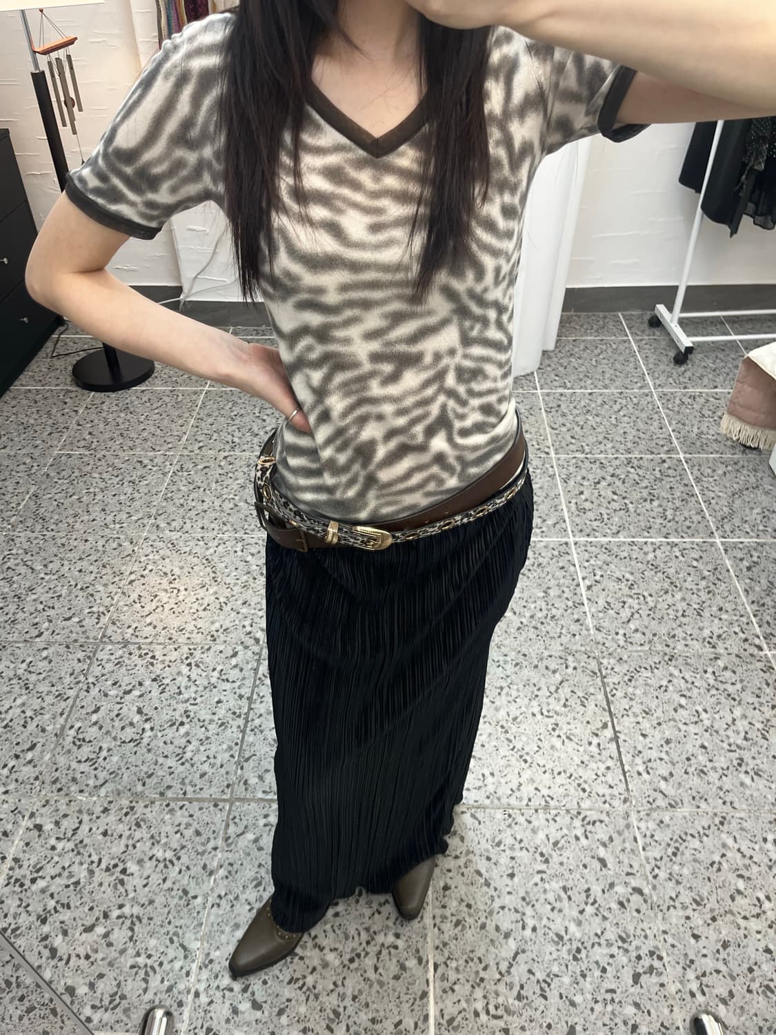 애니멀 프린팅 티셔츠 상품이미지4
