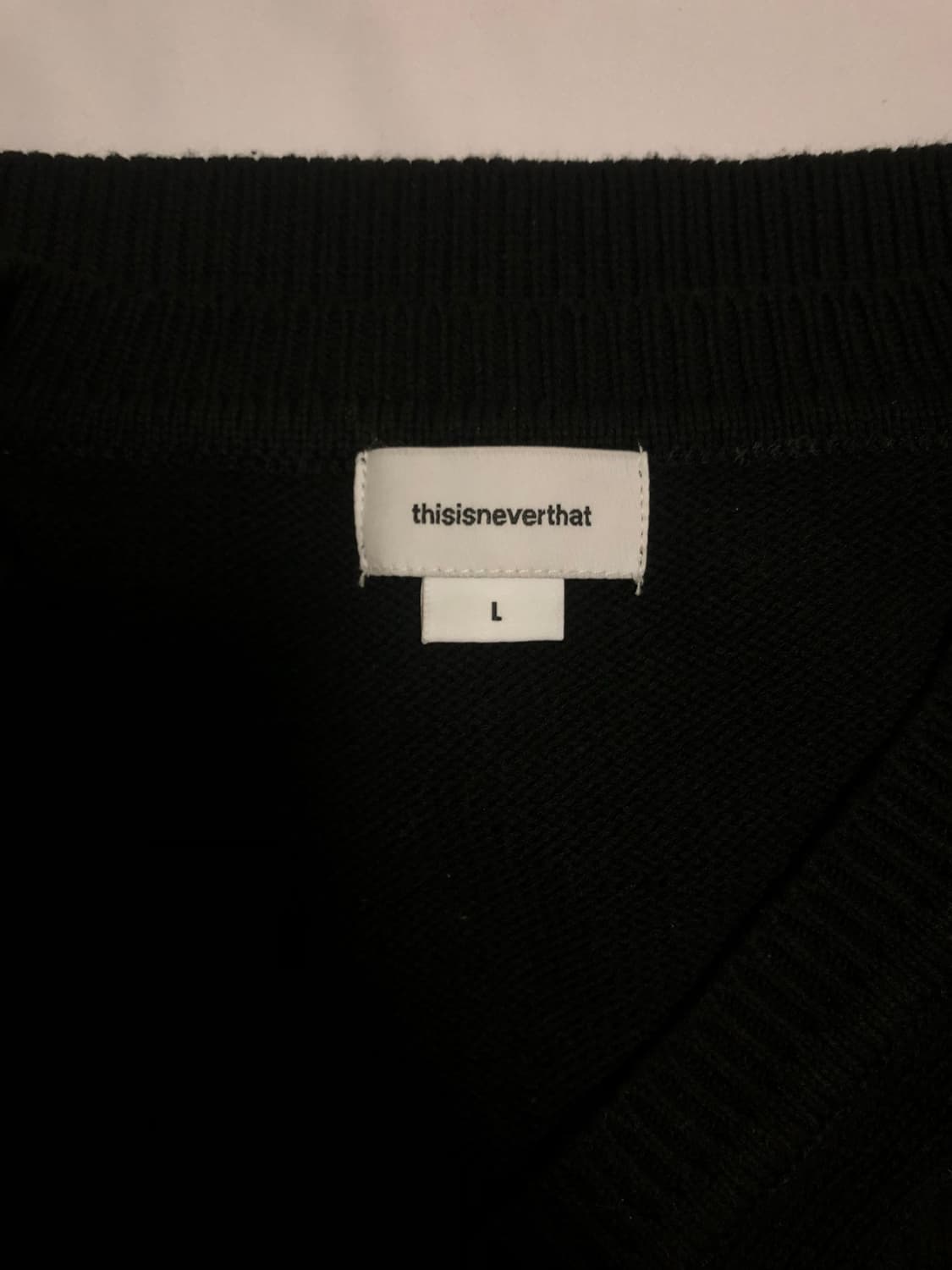 디스이즈네버댓 T-로고 니트 베스트 상품이미지4