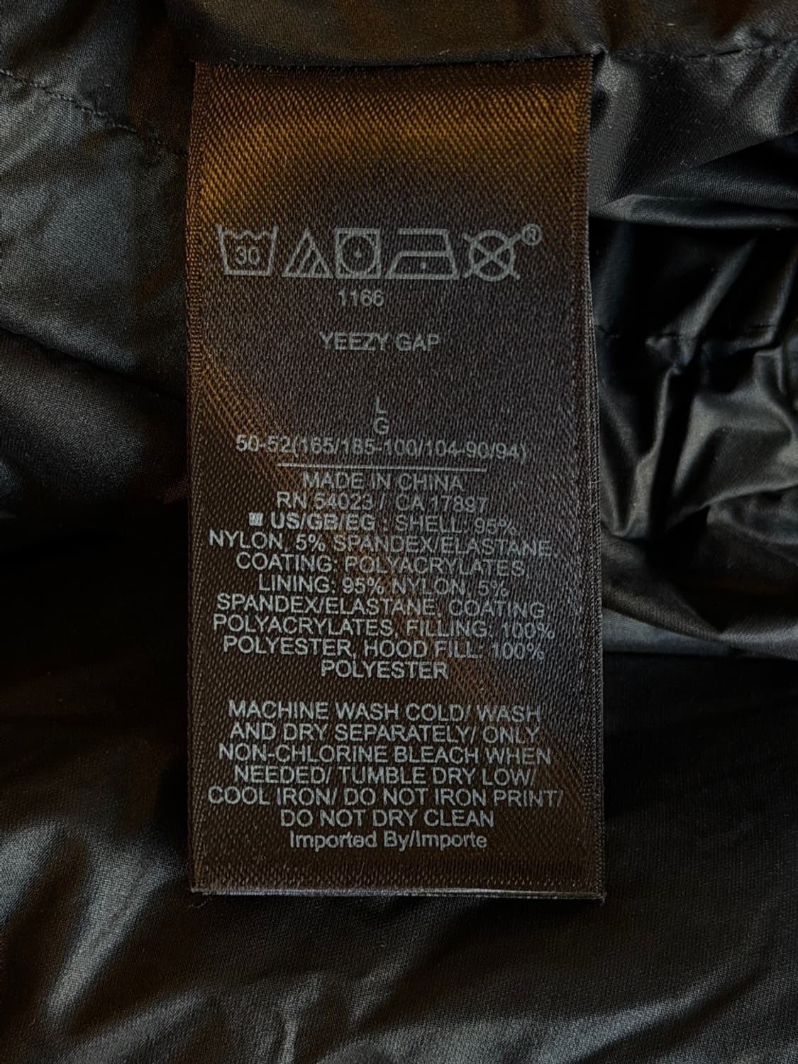 YZY GAP 이지갭 후드 패딩 자켓 Yeezy 상품이미지7