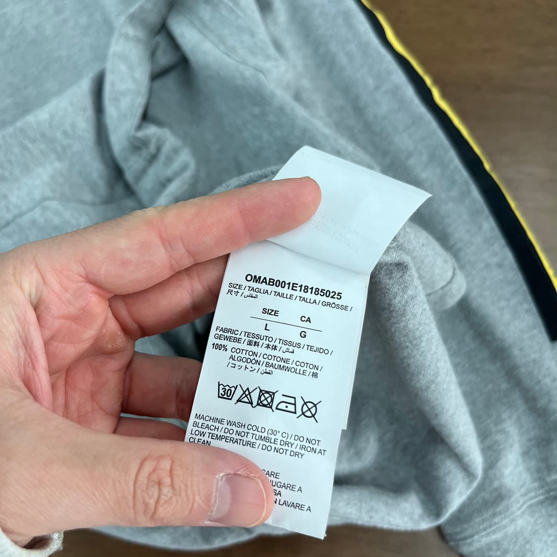 오프화이트 프린팅 롱슬리브 L 상품이미지5