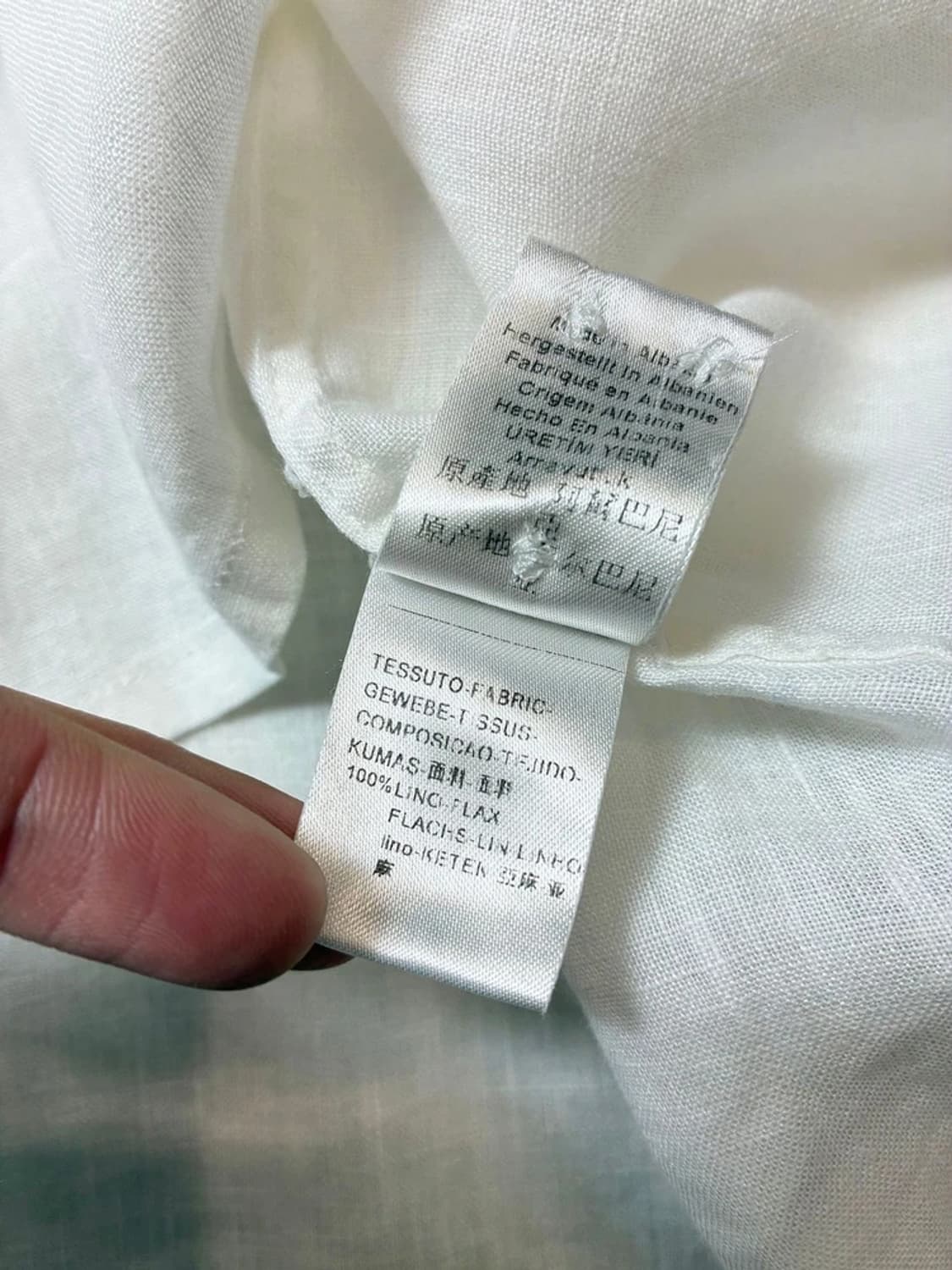 바구타 BAGUTTA 버튼다운 린넨 셔츠 PN7479 상품이미지7