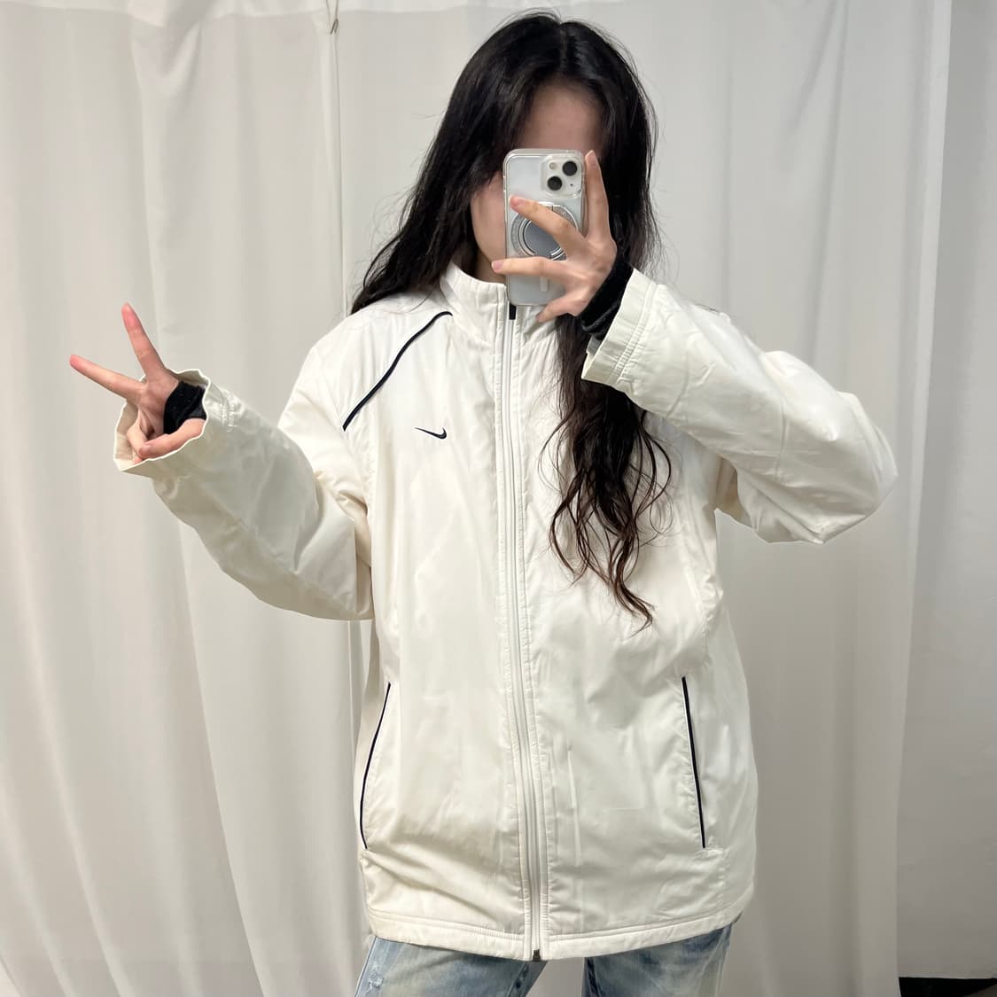 Nike White Jumper 상품이미지2