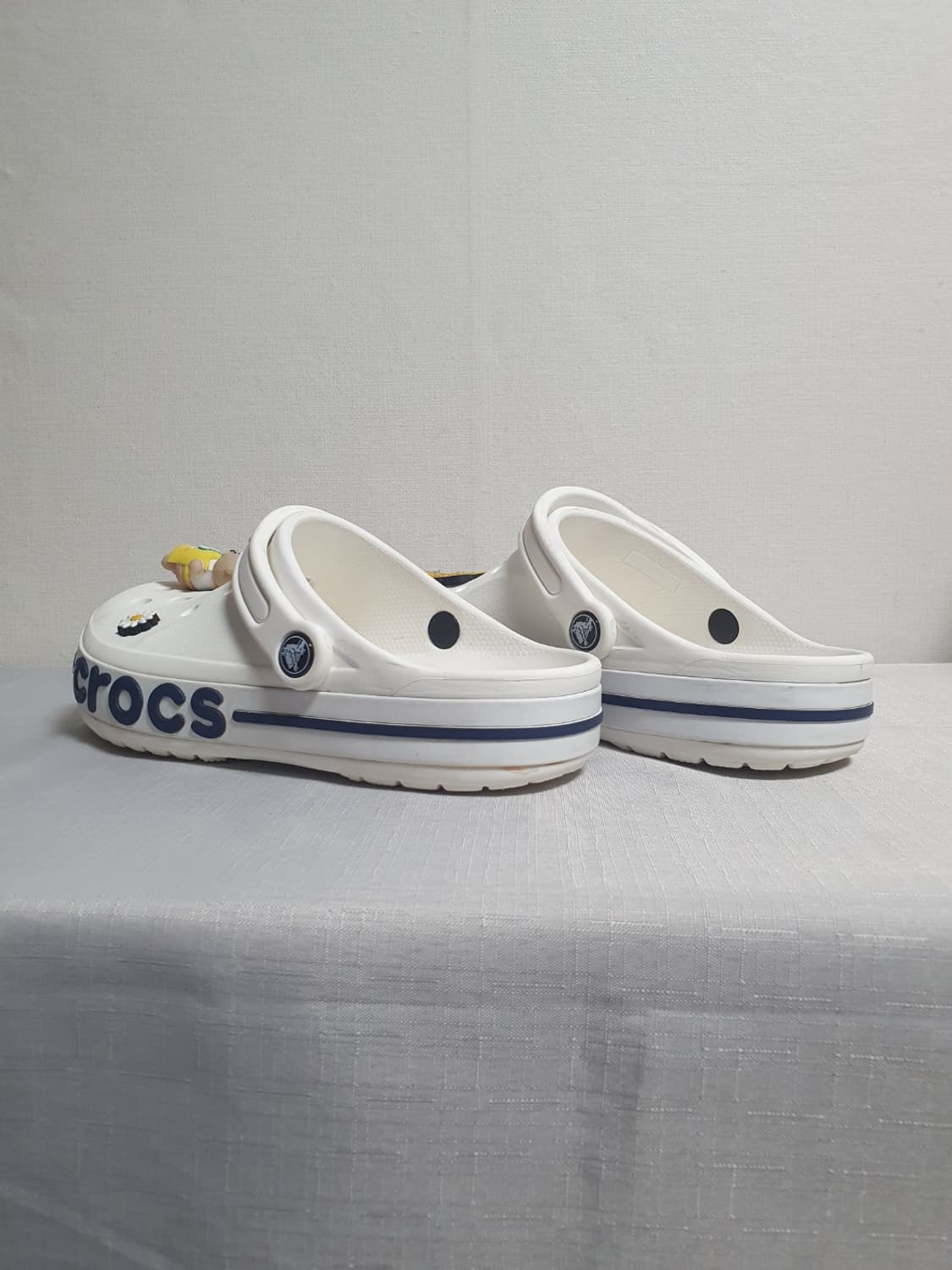 택포가 250mm 크록스 샌들 바야밴드 클로그 화이트 상품이미지5