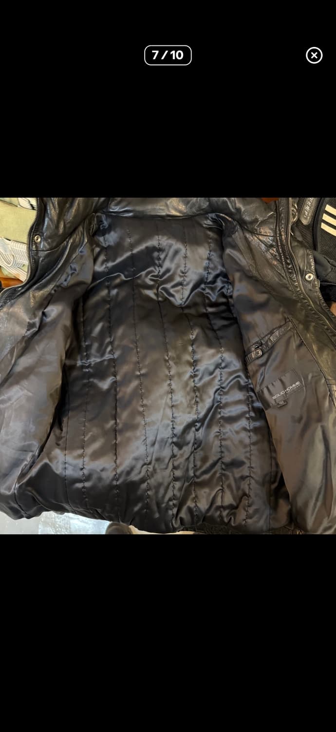 솔리드옴므 가죽자켓 상품이미지3