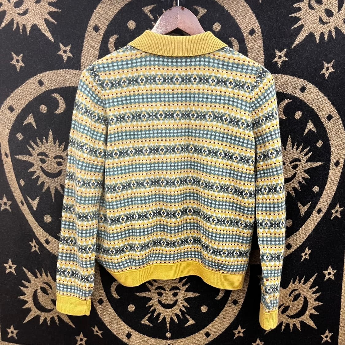 빈티지 보헤미안 노르딕 코지 단추 니트 가디건 K0110 상품이미지4