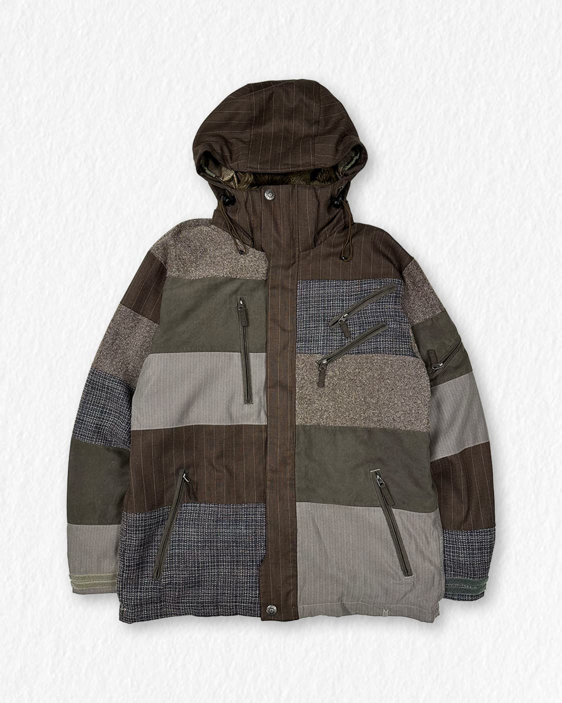 오닐 패치워크 빈티지 후드 점퍼 상품이미지1