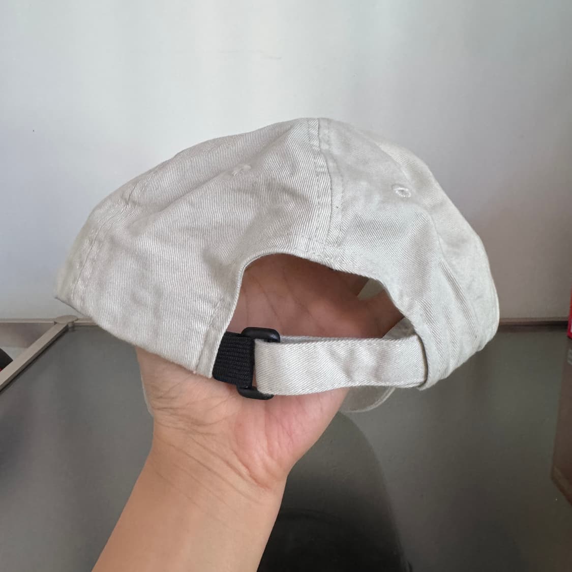 USA lake 빈티지 모자 볼캡 vintage cap 베이지 상품이미지4