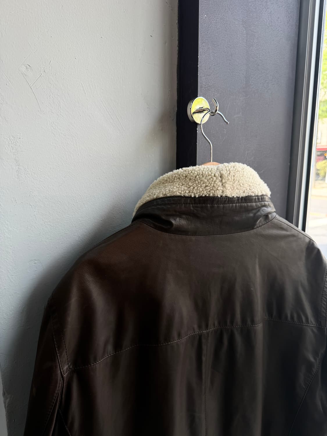 XXL/ 토즈 무스탕 카프레더 롱 자켓 상품이미지7