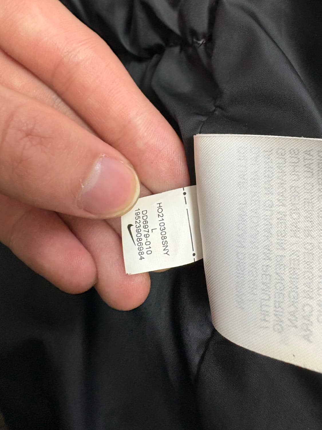 나이키 써마핏 패딩 블랙 상품이미지3