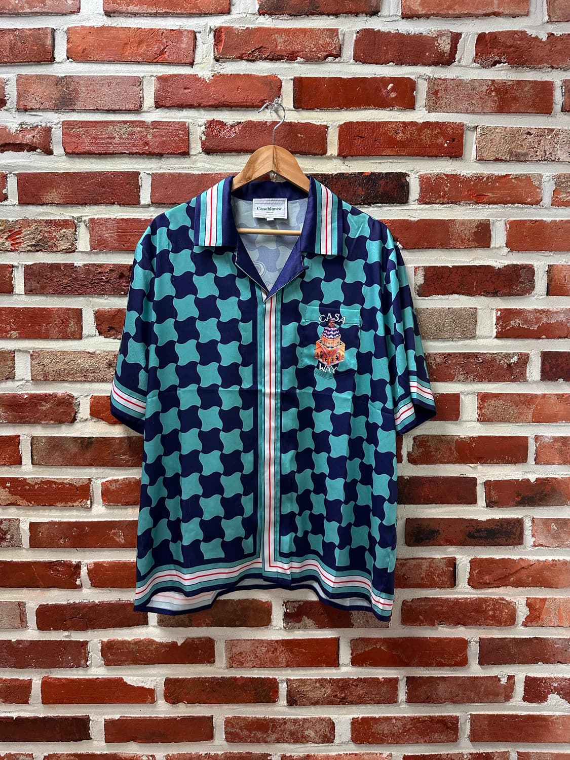 (XL)카사블랑카 카사웨이 POOL TIE 실크 셔츠 상품이미지2