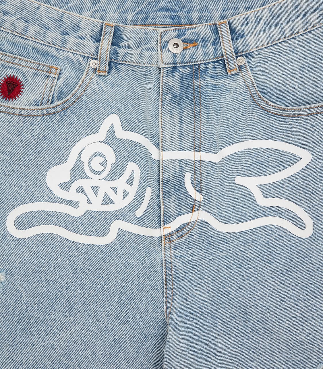 [28~36]BBC 아이스크림 26ss 러닝 도그 데님 쇼츠/블루 상품이미지3