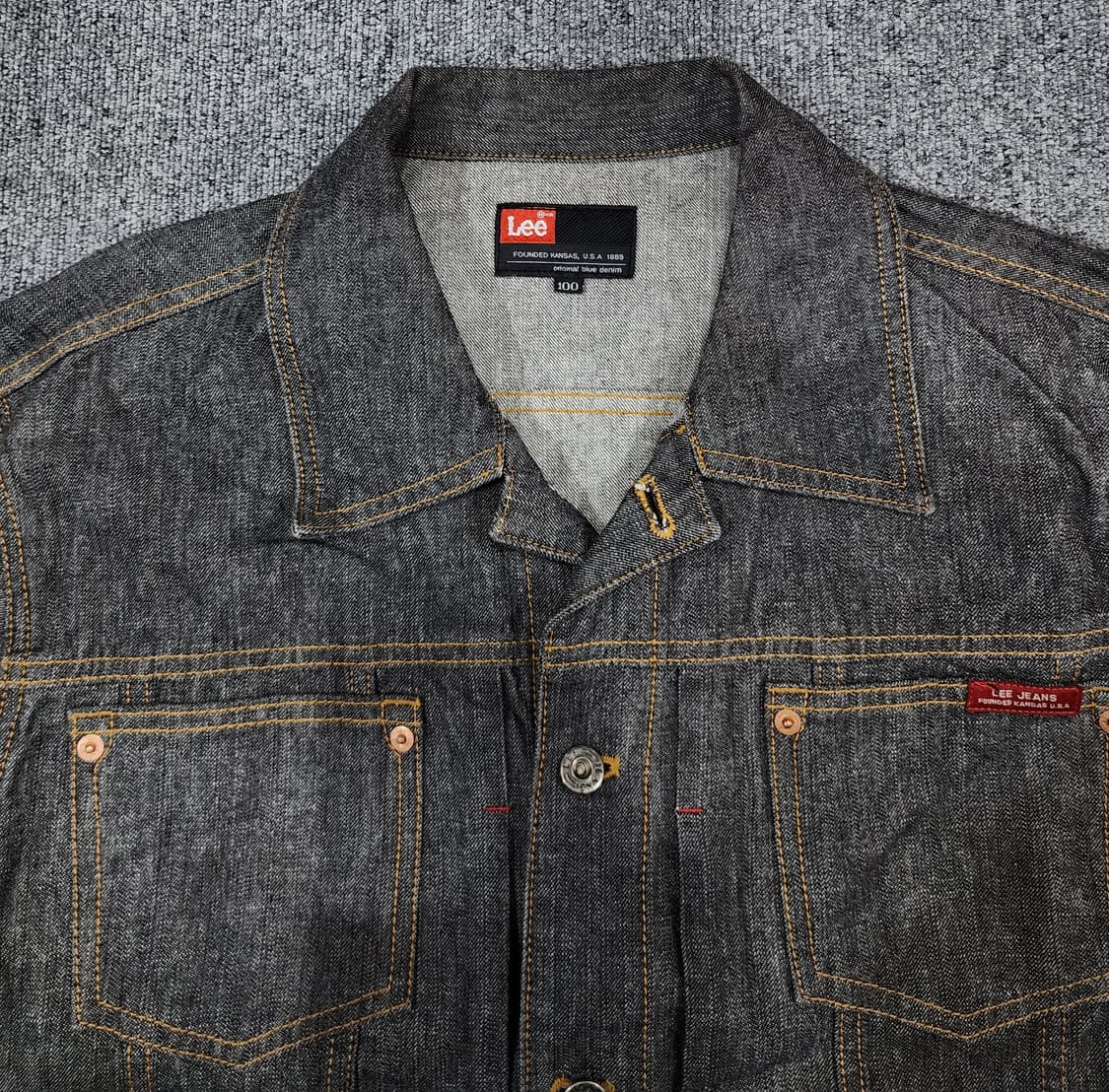Lee 리 빈티지 데님자켓 청자켓 100 상품이미지3