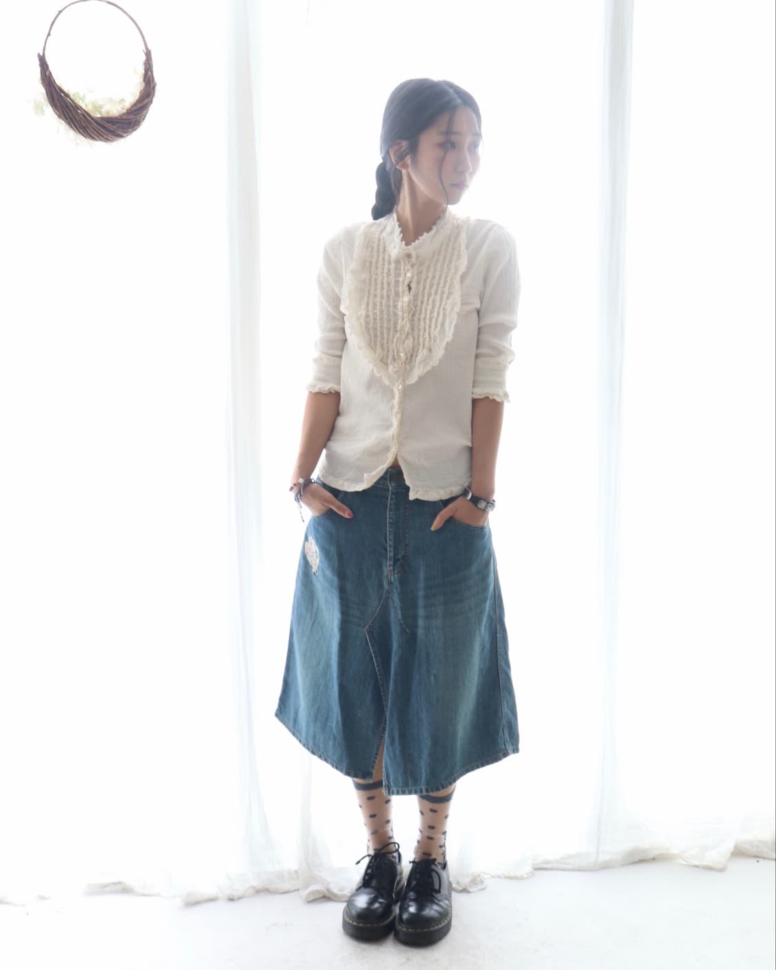 [Tsumori Chisato] Crinkle Pintuck Shirt 상품이미지6