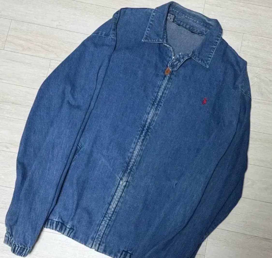no.148 90s 폴로 데님 스윙탑 자켓 xxl 상태s급 상품이미지1