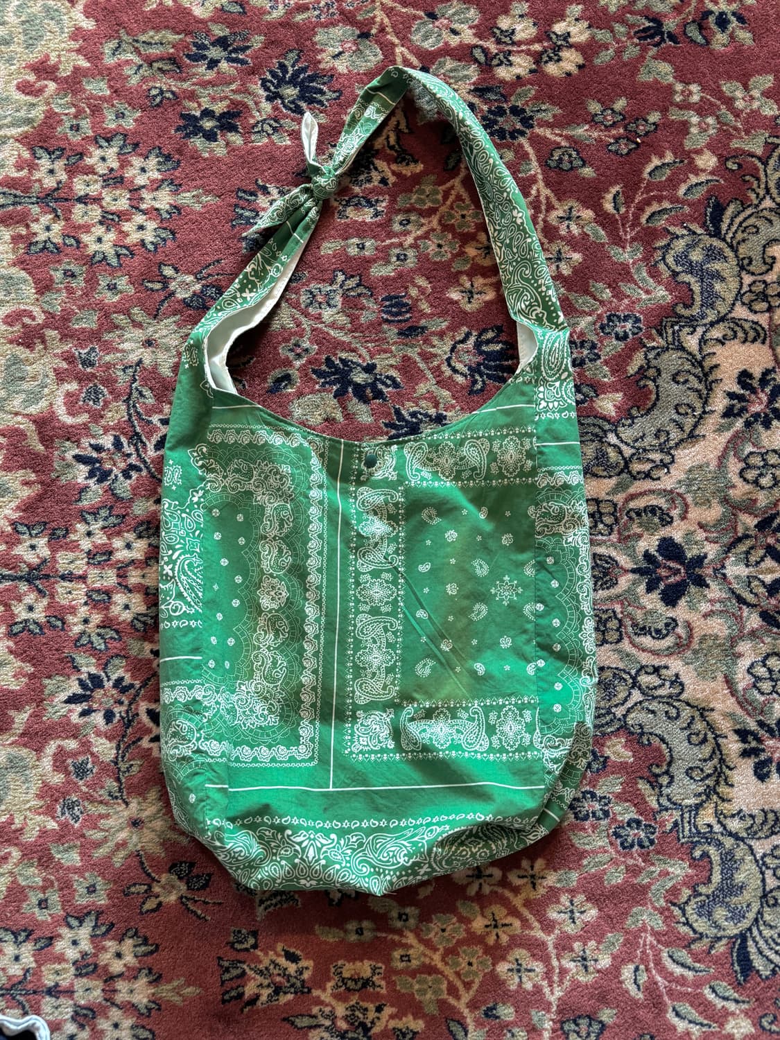 빈티지 페이즐리 패턴 에코백 상품이미지1