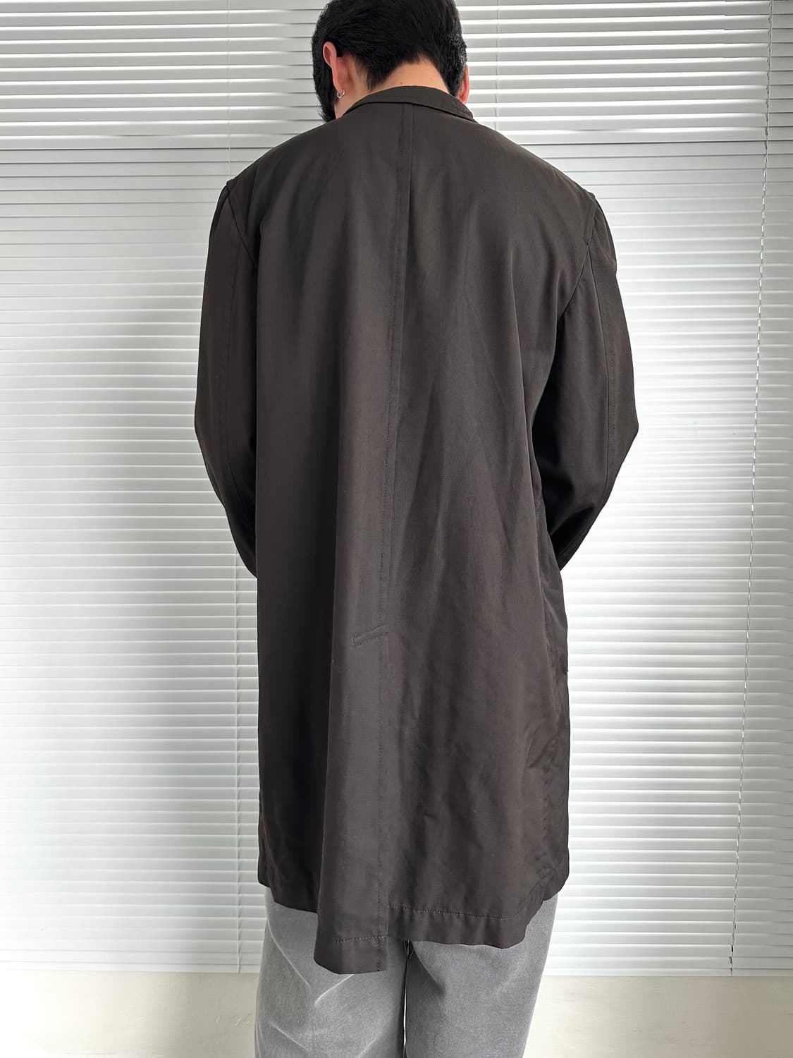 꼼데가르송 옴므플러스 다크브라운 코트 상품이미지4