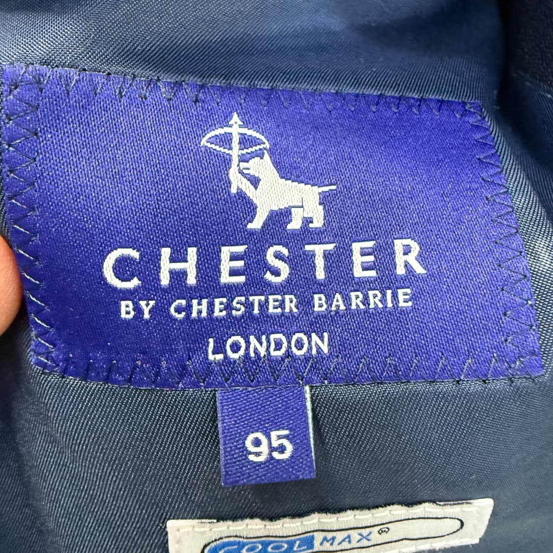 [95] 새상품 체스터 네이비 정장 자켓 0106T1 상품이미지3