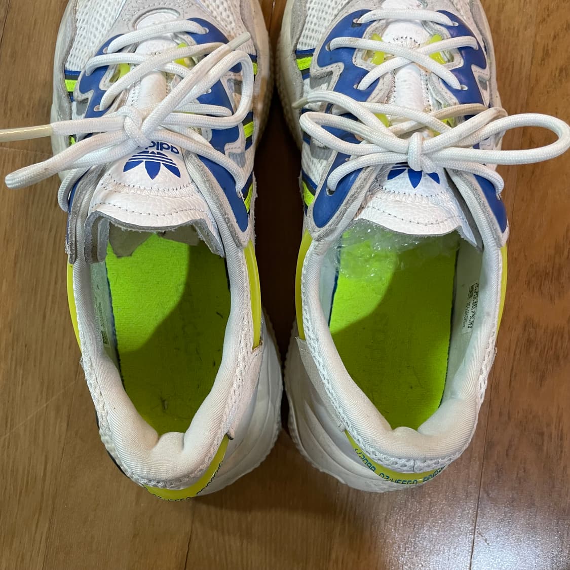 아디다스 오즈위고 솔라 옐로우 운동화 270 상품이미지7