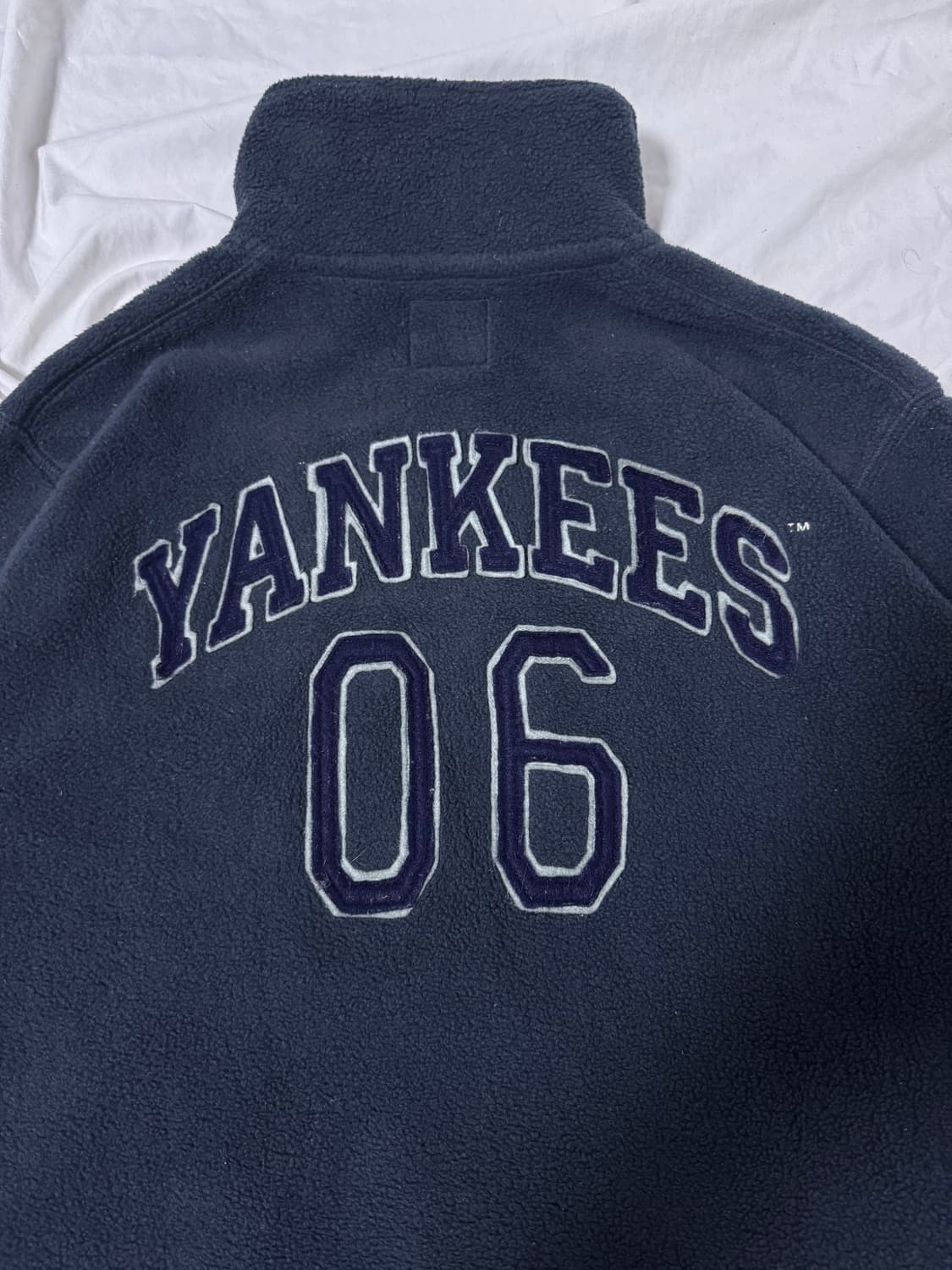 유니클로 mlb 뉴욕 양키즈 플리스 반집업 상품이미지3