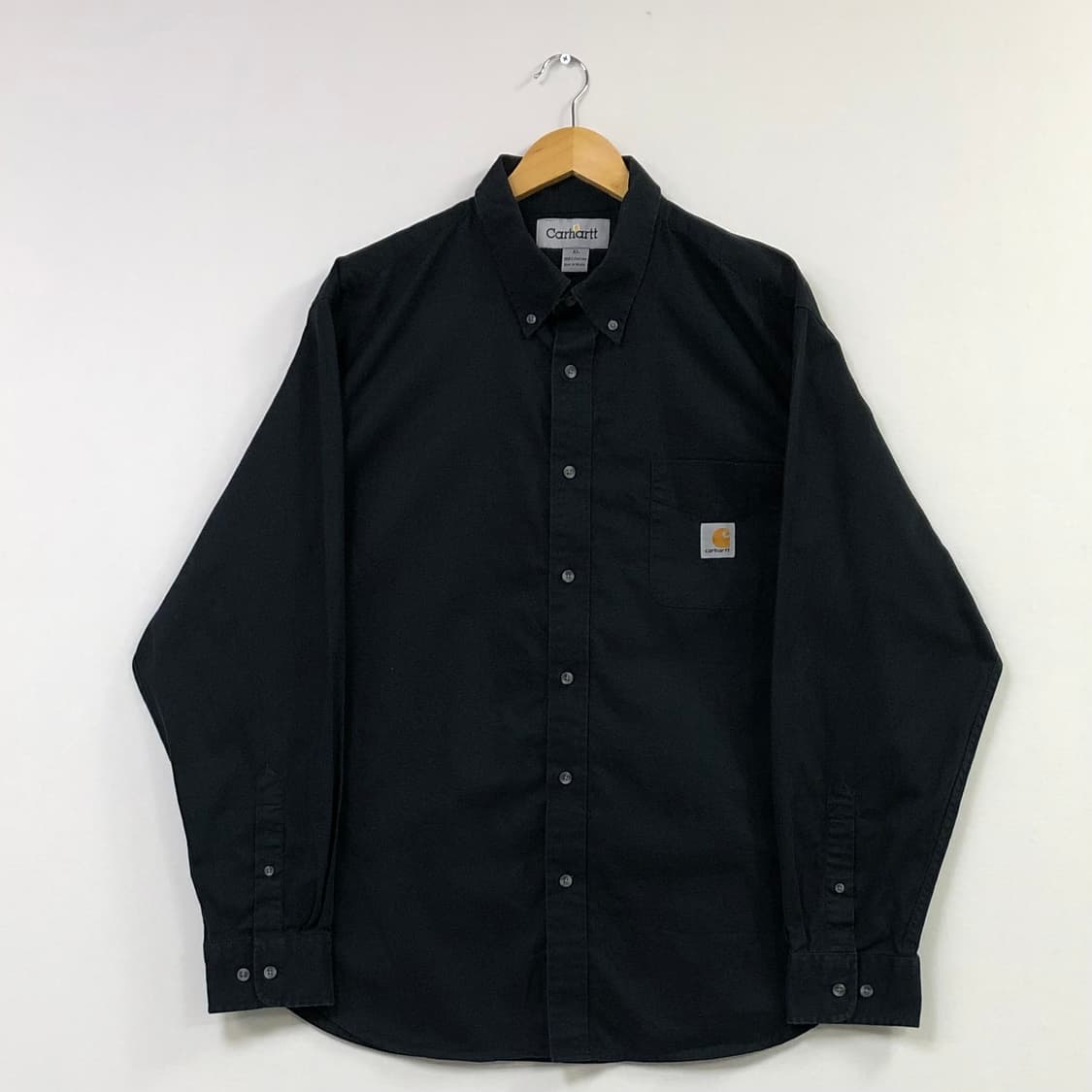 XL 칼하트 블랙 워크 셔츠 상품이미지2