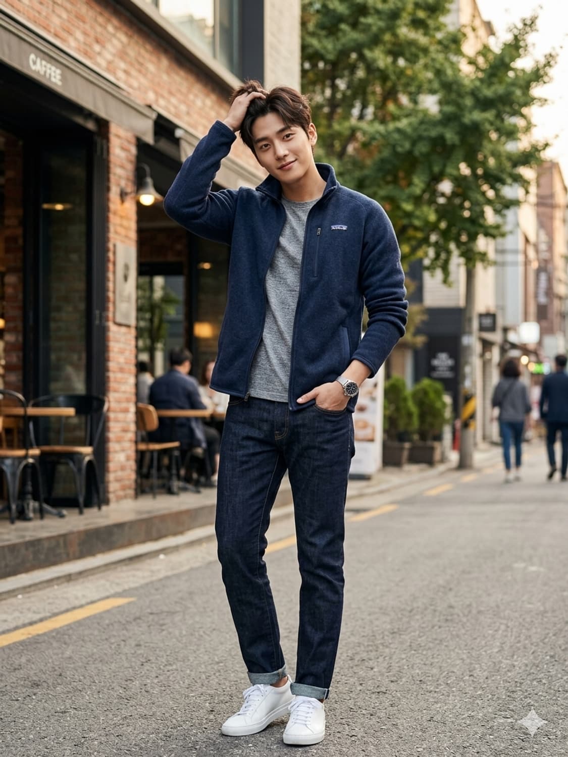 파타고니아 베터 스웨터 풀 집업 자켓 네이비 상품이미지1