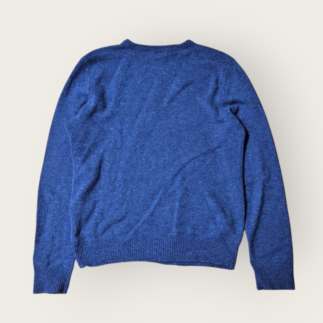 폴로 램스 울 니트 멜란지 블루 상품이미지2
