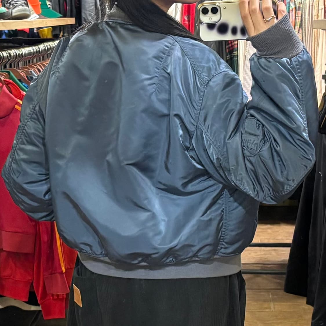 [HI] VTG MA-1 플라이트 워크자켓 그레이시 네이비 상품이미지6